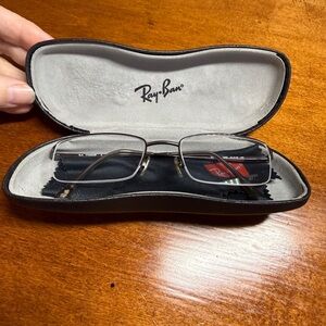 Ray Ban RB8582 Titanium Eyeglass Frame Gunmetal EUC